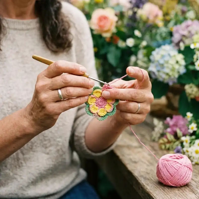 Atelier la Petite Marchande de Fleurs - Strasbourg - Avril 2026 Viens crocheter, tricoter, broder