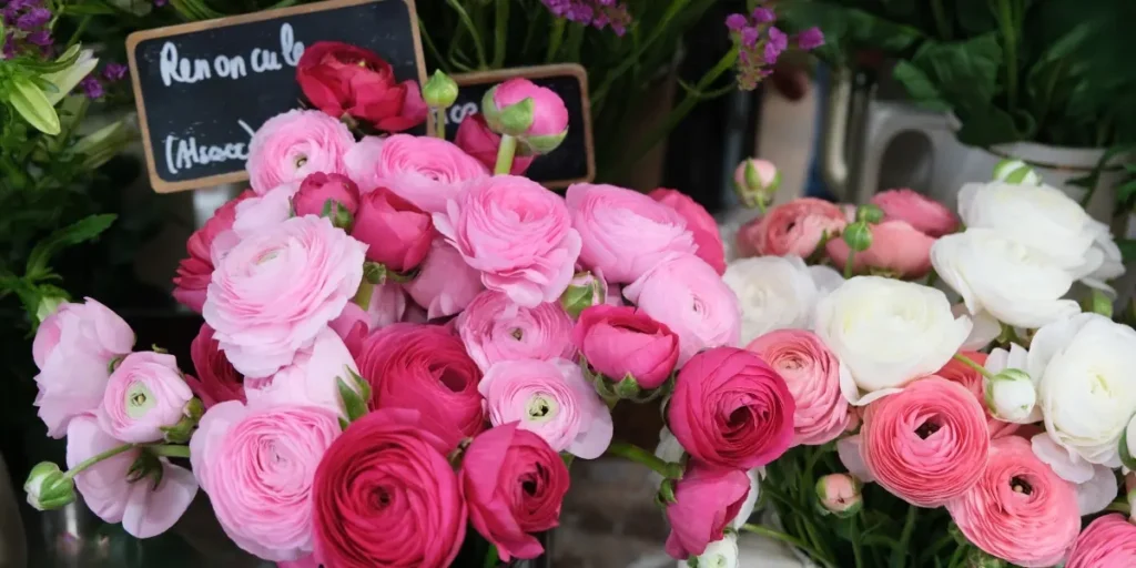 Renoncules d'Alsace - Fleuriste écoresponsable - Fleurs locales et de saison